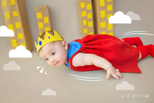成都儿童摄影 内景百天宝宝照 创意系列之大力超人