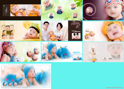 儿童摄影模板源文件__儿童摄影模板_摄影模板_源文件图库