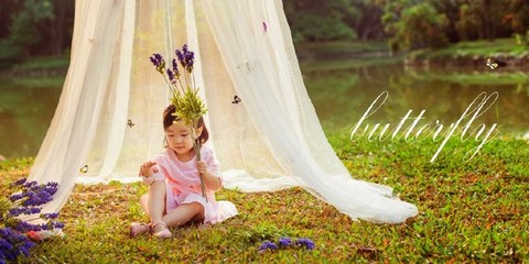 秋季应该怎样拍室外儿童摄影