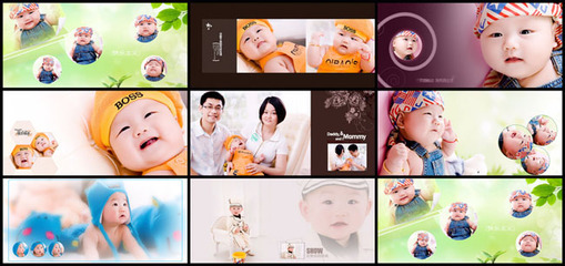 欢乐小屋儿童摄影模板 - 影楼模板PSD素材 - PSD素材 - 爱图网 - 设计素材分享平台