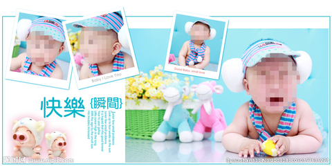 儿童背景设计图__儿童摄影模板_摄影模板_设计图库