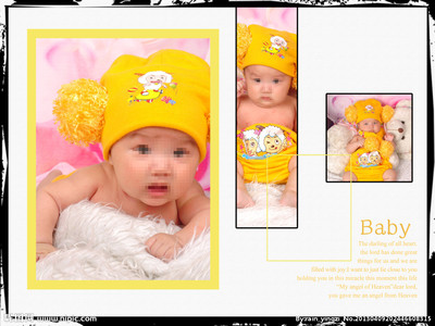 儿童写真源文件__儿童摄影模板_摄影模板_源文件图库