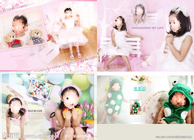 儿童模板源文件__儿童摄影模板_摄影模板_源文件图库