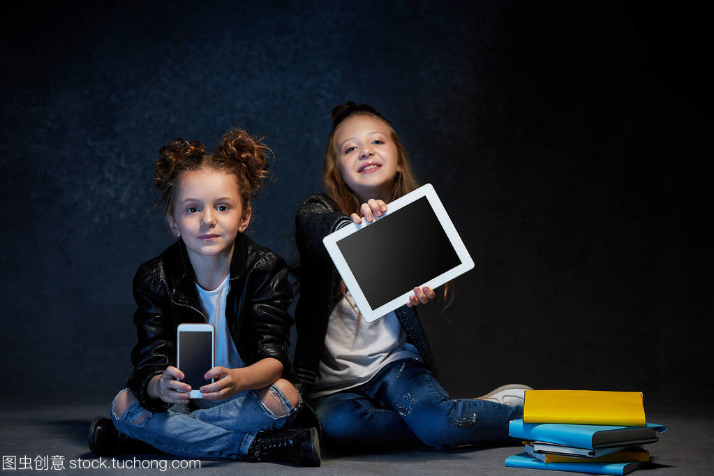 小组儿童工作室概念