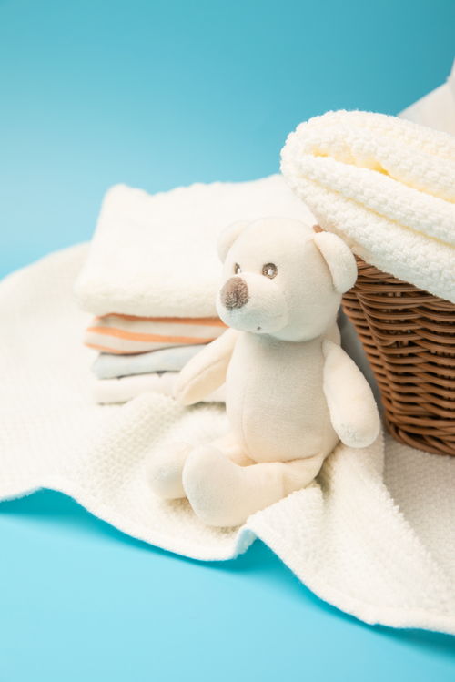 蓝色儿童玩偶玩具母婴用品摄影图 st摄影