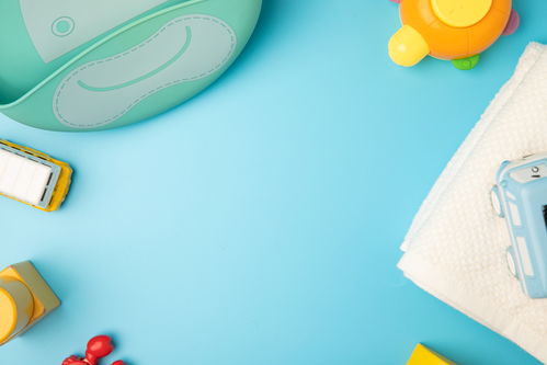 蓝色温馨儿童用品与母婴用品摄影指南