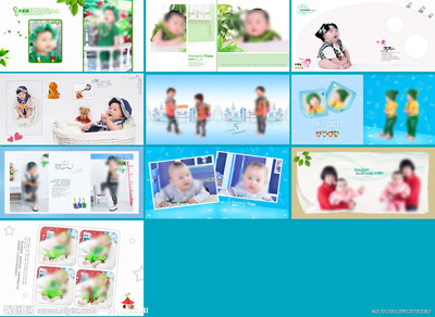 儿童摄影模版图片