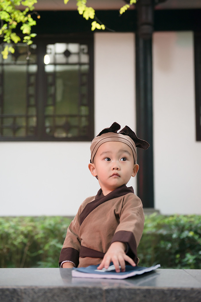 留住童年的诗画时光 小书童古风儿童摄影之美